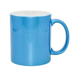Toon details voor Subli Metallic Mug Blue - beker inhoud 330 ml. Afbeelding van Subli Metallic Mug Blue - beker inhoud 330 ml.
